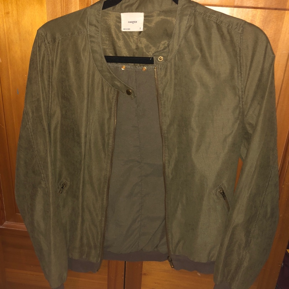 Army green jacket